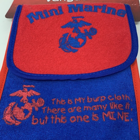 Set of 2 Burp cloths mini marine nwt by vanguard - Picture 3 of 17